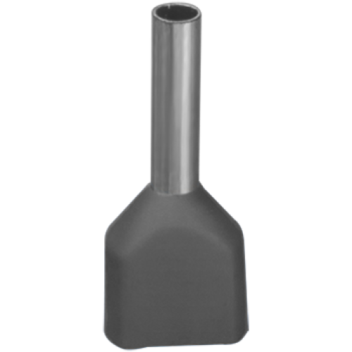 Наконечник Navigator 61 038 NET-E2-0.75-8-B50 НШВИ2, сер.2 провода (50шт/упак)