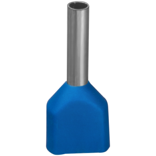 Наконечник Navigator 61 041 NET-E2-2.5-10-B50 НШВИ2, син.2 провода (50шт/упак)