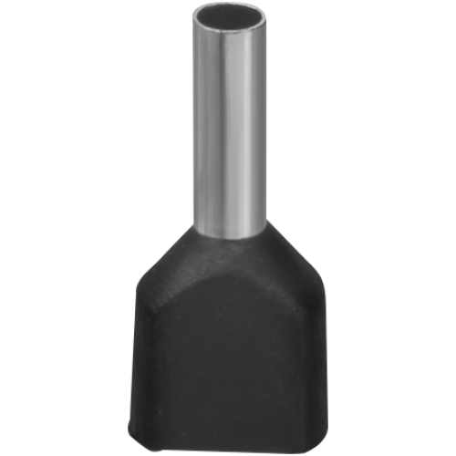 Наконечник Navigator 61 040 NET-E2-1.5-8-B50 НШВИ2, черн.2 провода (50шт/упак)