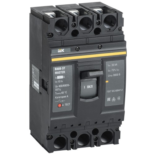 Выключатель автоматический ВА88-37 3Р 320А 35кА MASTER IEK Выключатель автоматический ВА88-37 3Р 320А 35кА MASTER IEK