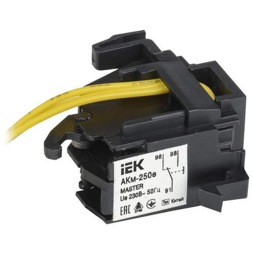 Контакт аварийный АКм-250е (АКм-35) для ВА88-35 MASTER с электронным расцепителем IEK Контакт аварийный АКм-250е (АКм-35) для ВА88-35 MASTER с электронным расцепителем IEK