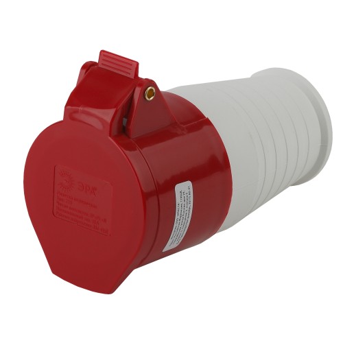Розетка ЭРА R-16-3P-PE-N-IP44 переносная 215 3Р+РЕ+N 16А 380В IP44 Розетка ЭРА R-16-3P-PE-N-IP44 переносная 215 3Р+РЕ+N 16А 380В IP44