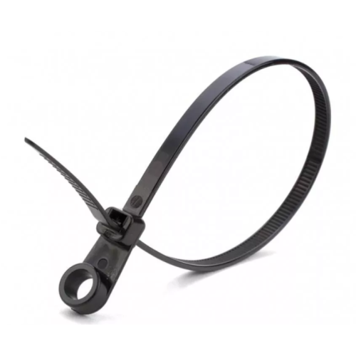 Кабельная стяжка ЭРА под винт 4,8х200 черная 100 штук Кабельная стяжка ЭРА под винт 4,8х200 черная 100 штук