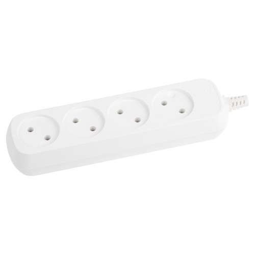 Колодка ЭРА KX-4 4 розетки без зазeмления Колодка ЭРА KX-4 4 розетки без зазeмления