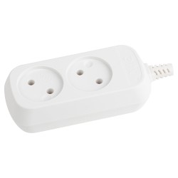 Колодка ЭРА KX-2 2 розетки без зазeмления