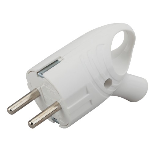 Вилка ЭРА Vx4-W с заземлением угловая с кольцом 16A белая Вилка ЭРА Vx4-W с заземлением угловая с кольцом 16A белая