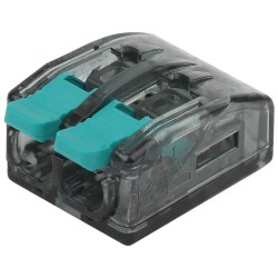 Клемма ЭРА компактная серия 412 с рычагом 2 отверстия 0.5-4 мм2 упаковка 100 шт.