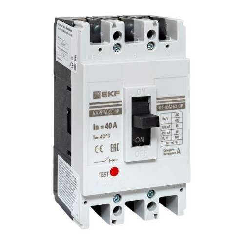 Выключатель автоматический ВА-99М 63/40А 3P 25кА EKF PROxima