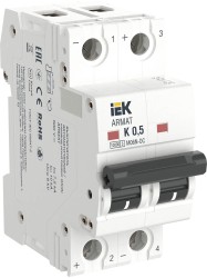 ARMAT Автоматический выключатель M06N-DC 2P K 0,5А IEK