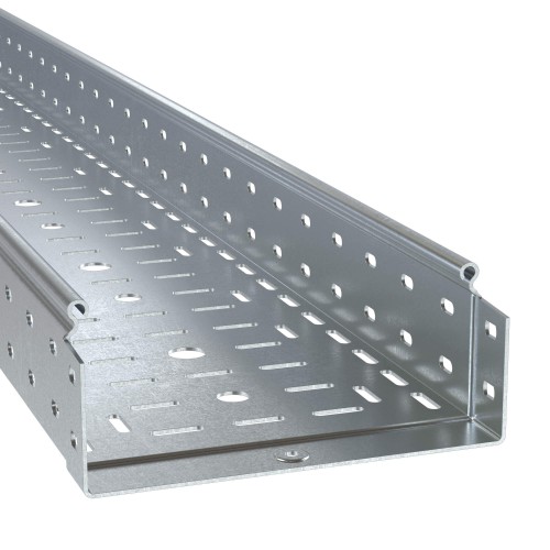 Лоток перфорированный 80х600х3000, 2,0 мм, горячеоцинкованный Лоток перфорированный 80х600х3000, 2,0 мм, горячеоцинкованный