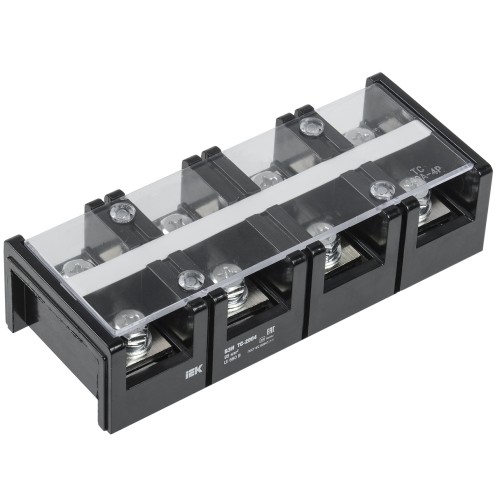Блок зажимов наборный БЗН ТС-2004 95мм2 200A 4 пары IEK