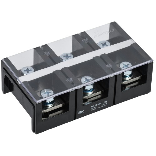 Блок зажимов наборный БЗН ТВ-604 6мм2 60А 4 пары IEK