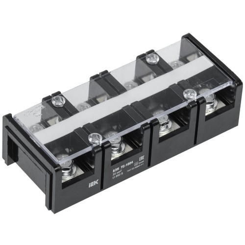 Блок зажимов наборный БЗН ТС-1004 35мм2 100A 4 пары IEK
