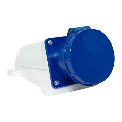 Розетка стационарная наружная 133 2Р+РЕ 63А 220В IP67 EKF PROxima