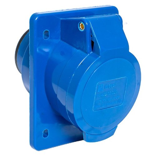 Розетка стационарная внутренняя 423 2Р+РЕ 32А 220В IP44 EKF PROxima Розетка стационарная внутренняя 423 2Р+РЕ 32А 220В IP44 EKF PROxima