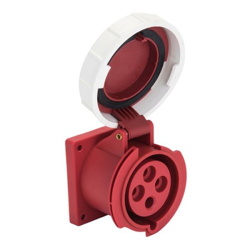 Розетка стационарная внутренняя 3242 3Р+РЕ 32А 380В IP67 EKF PROxima Розетка стационарная внутренняя 3242 3Р+РЕ 32А 380В IP67 EKF PROxima