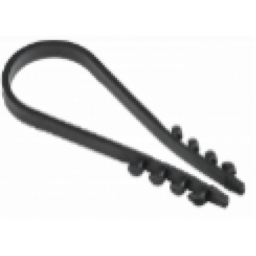 Дюбель-хомут для круглого кабеля 19x25 мм нейлон черный (100шт) (SBE-CJ-25-b) Дюбель-хомут для круглого кабеля 19x25 мм нейлон черный (100шт) (SBE-CJ-25-b)