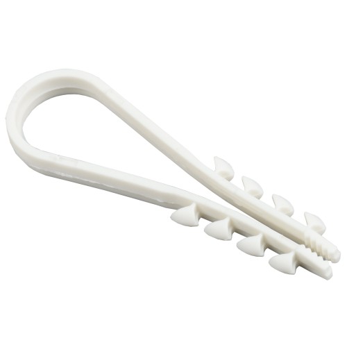 Дюбель хомут 11-18мм нейлон белый (100шт) IEK