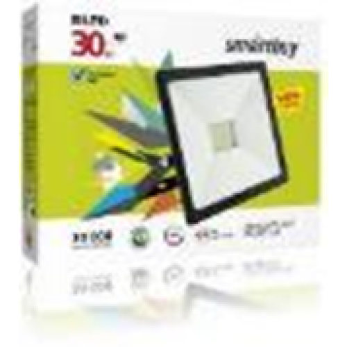 Светодиодный (LED) прожектор FL SMD Smartbuy-30W/6500K/IP65 (SBL-FLSMD-30-65K)