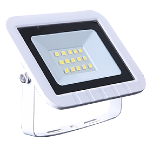 Ecola Projector LED 10,0W 220V 6000K IP65 Светодиодный Прожектор тонкий Белый 100x80x26