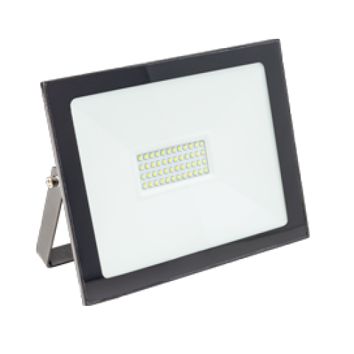 Ecola Projector LED 200,0W 220V 6000K IP65 Светодиодный Прожектор тонкий Черный 380x330x40