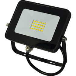 Ecola Projector  LED  10,0W 220V 4200K IP65 Светодиодный Прожектор тонкий Черный 115x80x14