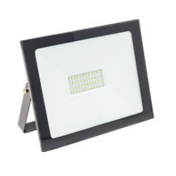 Ecola Projector  LED 200,0W 220V 4200K IP65 Светодиодный Прожектор тонкий Черный 380x330x40