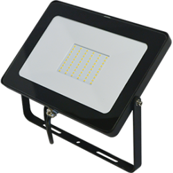 Ecola Projector  LED  50,0W 220V 4200K IP65 Светодиодный Прожектор тонкий Черный 221x154x20