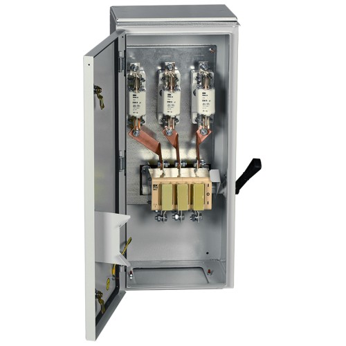 Ящик с рубильником и предохранителями ЯРП-250А (на два направления) У1 IP54 IEK Ящик с рубильником и предохранителями ЯРП-250А (на два направления) У1 IP54 IEK