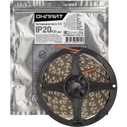  СД Лента 12В ОНЛАЙТ 80 974 OLS-5050RGB30-7.2-IP20-12V