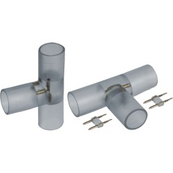  Коннектор 220В NEON ОНЛАЙТ 90 027 OLSC-connectorT-2835-14-220V-NEONLED360