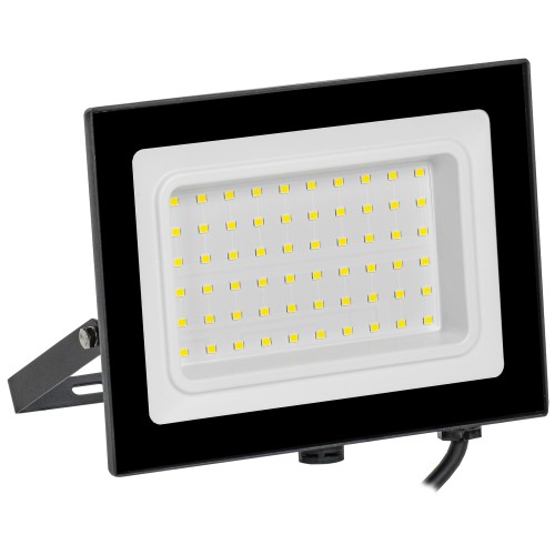 Прожектор СДО 06-70 светодиодный черный IP65 6500 K IEK