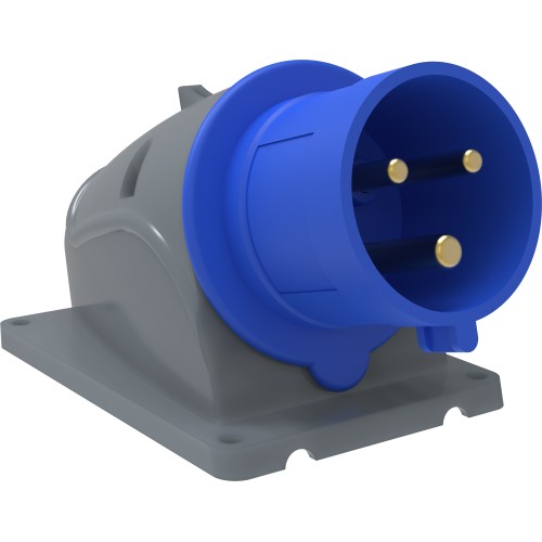 Вилка стационарная ССИ-523 32А-6ч/200-250В 2P+PE IP44 MAGNUM IEK Вилка стационарная ССИ-523 32А-6ч/200-250В 2P+PE IP44 MAGNUM IEK