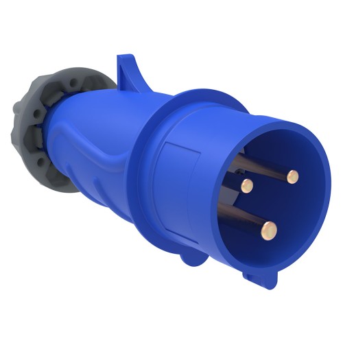 Вилка переносная ССИ-013 16А-6ч/200-250В 2P+PE IP44 MAGNUM IEK Вилка переносная ССИ-013 16А-6ч/200-250В 2P+PE IP44 MAGNUM IEK