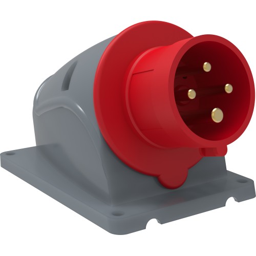 Вилка стационарная ССИ-514 16А-6ч/380-415В 3Р+РЕ IP44 MAGNUM IEK Вилка стационарная ССИ-514 16А-6ч/380-415В 3Р+РЕ IP44 MAGNUM IEK