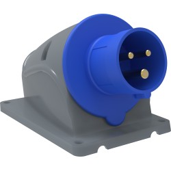 Вилка стационарная ССИ-513 16А-6ч/200-250В 2P+PE IP44 MAGNUM IEK