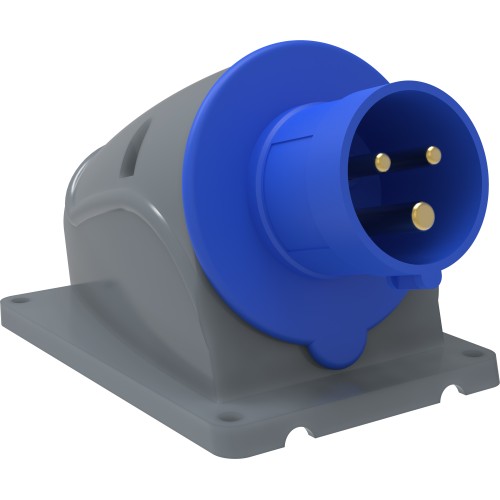 Вилка стационарная ССИ-513 16А-6ч/200-250В 2P+PE IP44 MAGNUM IEK Вилка стационарная ССИ-513 16А-6ч/200-250В 2P+PE IP44 MAGNUM IEK