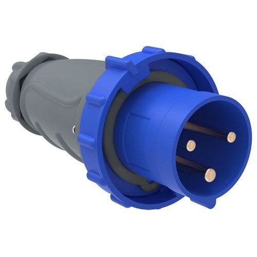 Вилка переносная ССИ-033 63А-6ч/200-250В 2P+PE IP67 MAGNUM IEK Вилка переносная ССИ-033 63А-6ч/200-250В 2P+PE IP67 MAGNUM IEK