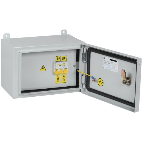 Ящик с понижающим трансформатором ЯТП-0,25 400/36-3 УХЛ2 IP54 IEK Ящик с понижающим трансформатором ЯТП-0,25 400/36-3 УХЛ2 IP54 IEK