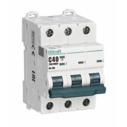 Выключатель автоматический 3P кривая C 4A 10кА ВА-105