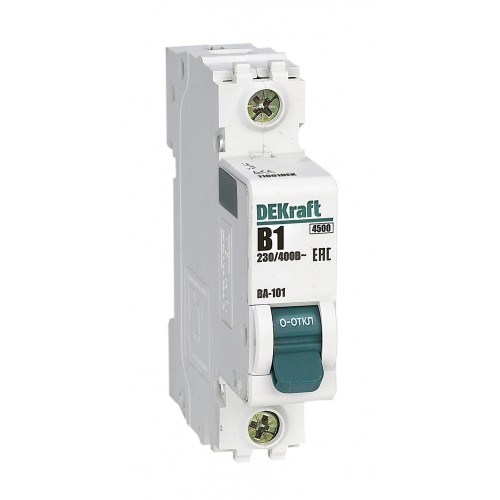 Выключатель автоматический однополюсный 1А В ВА-101 4.5кА