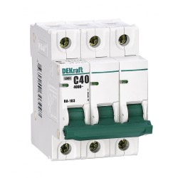 Выключатель автоматический трехполюсный 4А С ВА-103 6кА