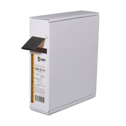 Трубка термоусадочная Т-BOX-8/4 черн (10м)