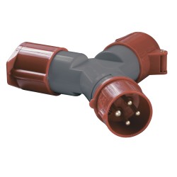 Адаптер двухлучевой ССИ-1012-214 3Р+РЕ 16А 380-415В IP44 IEK