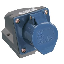 Розетка стационарная ССИ-123 2P+PE 32А 200-250В IP44 IEK