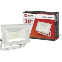 Прожектор светодиодный СДО-7 30Вт 230В 6500К IP65 белый | 4690612034690 | IN HOME