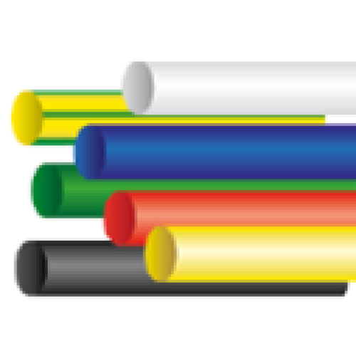 Термоусаживаемая трубка 6/3, желтая, 1 метр