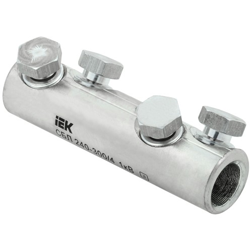 Соединитель болтовой луженый СБЛ 240-300/4 1кВ IEK Соединитель болтовой луженый СБЛ 240-300/4 1кВ IEK