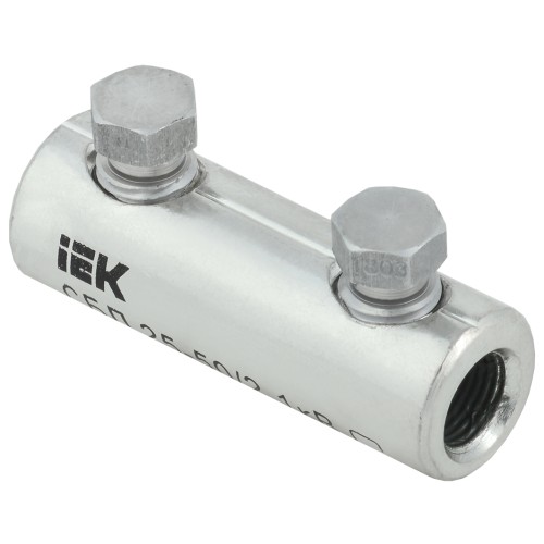 Соединитель болтовой луженый СБЛ 25-50/2 1кВ IEK Соединитель болтовой луженый СБЛ 25-50/2 1кВ IEK