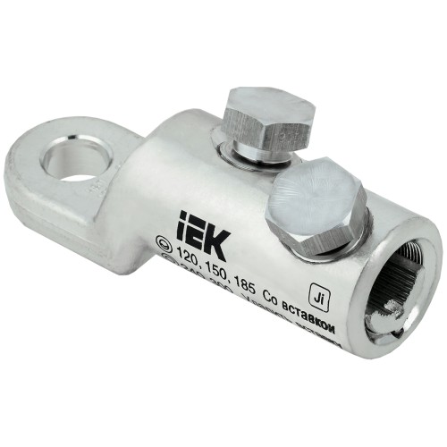 Наконечник болтовой луженый НБЛ 120-300-16/2 35кВ IEK Наконечник болтовой луженый НБЛ 120-300-16/2 35кВ IEK